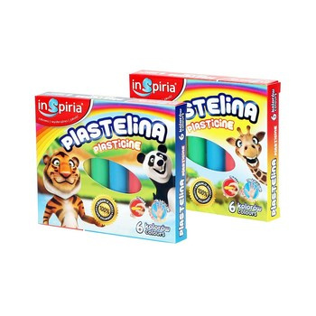 Plastelina 6 kolorów Inspiria