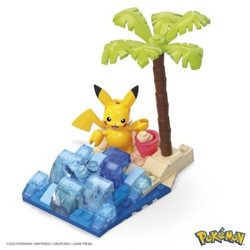 Mega Pokemon Pikachu na plaży Zestaw klocków