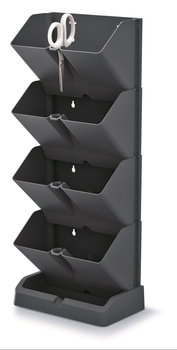 Ogród wertykalny Mini Cascade Prosperplast z nożyczkami, antracyt