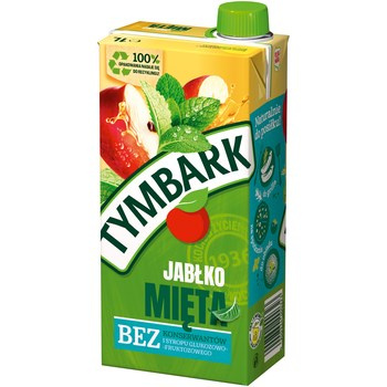 Tymbark Napój jabłko mięta 1 l