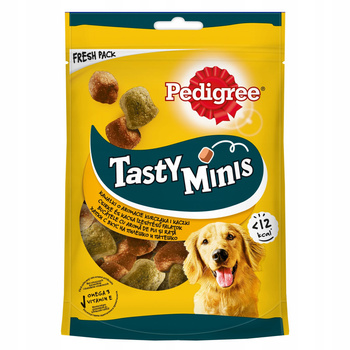 Pedigree Tasty Bites Karma uzupełniająca dla dorosłych psów z kurczakiem 130 g