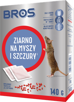 BROS - ziarno na myszy i szczury 140g
