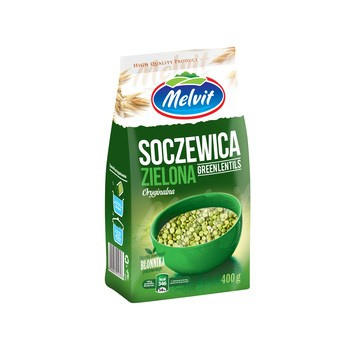 MEL.SOCZEWICA ZIELONA 400G