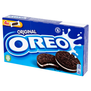 Oreo Original Ciastka kakaowe z nadzieniem o smaku waniliowym 176 g (16 sztuk)