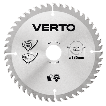 Tarcza do pilarki, widiowa, 185 x 30 mm, 48 zębów