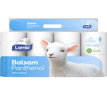 Lambi Balsam Panthenol Papier toaletowy 8 rolek