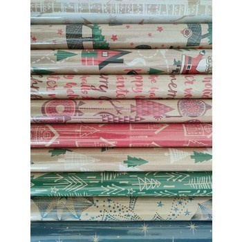 pkk-70200s papier kraft z nadrukiem 70cm x 2m