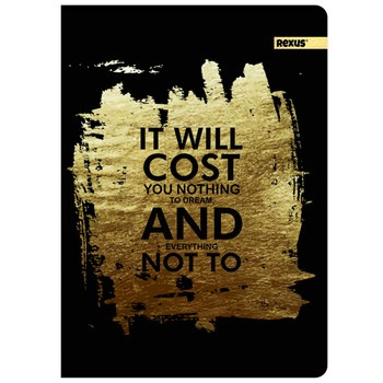 Zeszyt A4/60k kratka Płótno Rexus