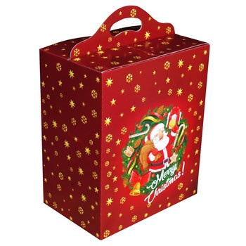 Pudełko Prezentowe Czerwony Mikołaj/ Radosnych Świąt