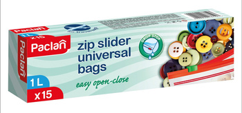Paclan Woreczki z zamkiem 1 l 15 sztuk
