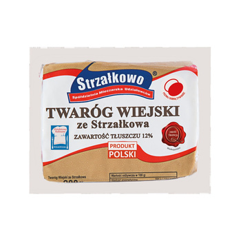 Strzałkowo Twaróg wiejski ze Strzałkowa próżnia 200 g