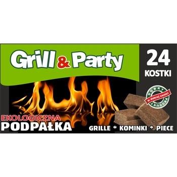 Podpałka ekologiczna Grill&Party 24 sztuki