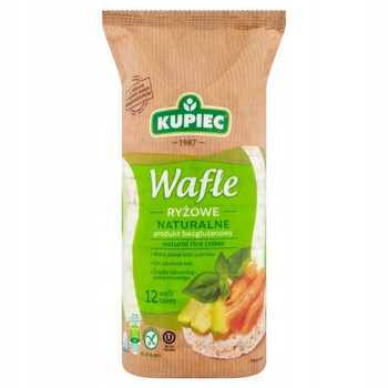 Kupiec Wafle ryżowe naturalne 120 g (12 sztuk)