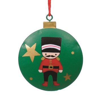 JUMI Bombka metalowa 7,5cm zielona