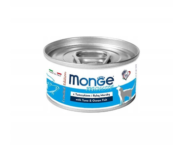 Butcher's Classic Delicious Dinners Karma dla dorosłych kotów mus z tuńczykiem i rybą morską 85 g