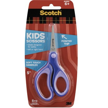 Nożyczki dla dzieci Scotch™, od 4 lat, zaokrąglone ostrze, ergonomiczne, 12cm