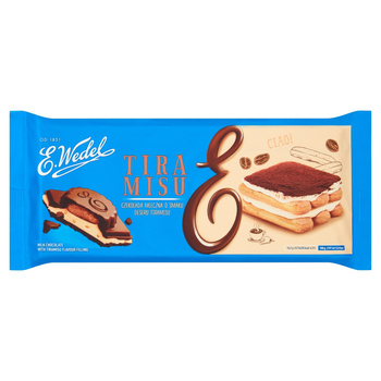 E. Wedel Czekolada mleczna o smaku deseru tiramisu 293 g