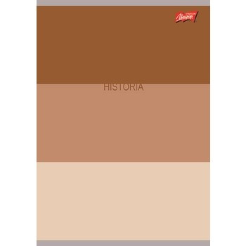 Unipap zeszyt okładka laminowana A5, 60 kartek, krata, historia ze ściągą COLOR STRIPES