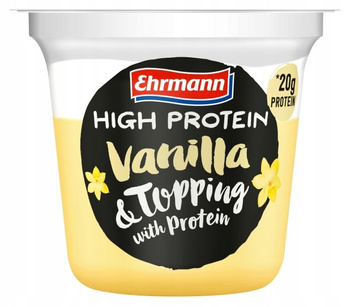 High Protein Pudding Waniliowy z Bitą Śmietanką 200g