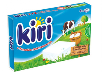 Kiri Ser topiony z twarożku śmietankowego 100 g (6 sztuk)
