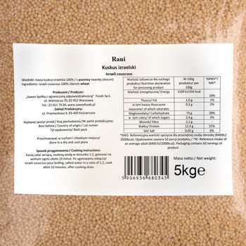 SAW.KUSKUS PERŁOWY 5KG RANI