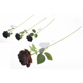 Sztuczny kwiat róża 50 cm