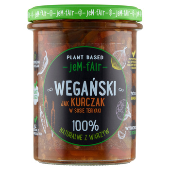 Jem Fair Wegański jak kurczak w sosie teriyaki 380g