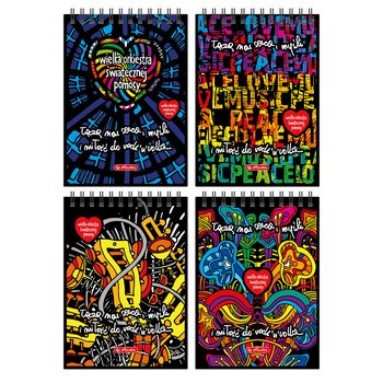 Kołonotatnik Herlitz A6 40 kartek kratka WOŚP