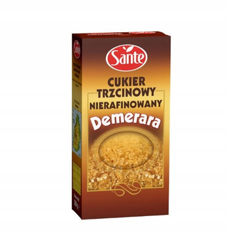 Sante Demerara Cukier trzcinowy nierafinowany 500 g