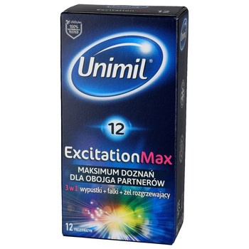 UNIMIL PREZERW.EXCIT.MAX 12SZT
