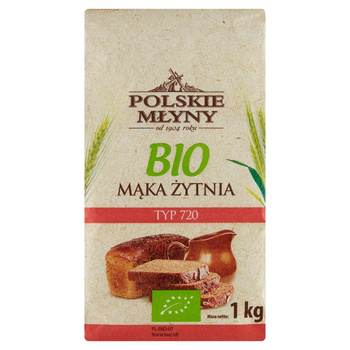 Polskie Młyny Bio Mąka żytnia typ 720 1 kg