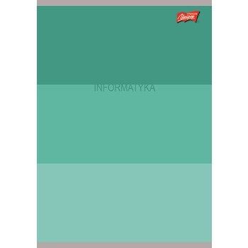 Unipap zeszyt okładka laminowana A5, 60 kartek, krata, informatyka ze ściągą COLOR STRIPES