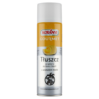 Kotányi Gourmet Tłuszcz w spray'u do form i blach z aromatem masła 500 ml