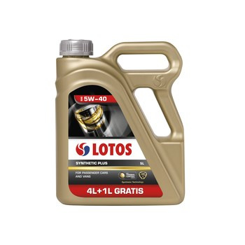 Olej silnikowy LOTOS SYNTHETIC PLUS SAE 5W40 5L (4+1 GRATIS)