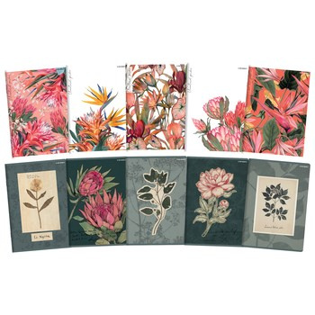 Zeszyt Flowers A5 32k kratka z marginesem TOP 2000