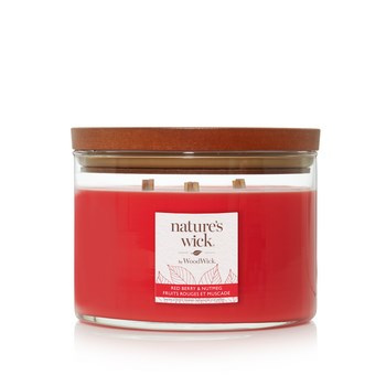Nature's Wick®By Woodwick Świeca Zapachowa REDBERRY & NUTMEG