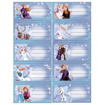 Naklejki na zeszyty Frozen