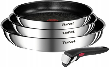 Tefal Ingenio Emotion+ zestaw 3 patelni z odpinaną rączką L897S474