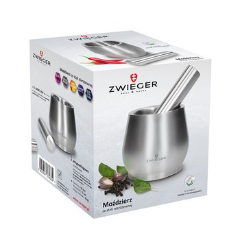 Moździerz ze stali nierdzewnej ZWIEGER