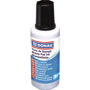 Tusz do pieczątek DONAU 30ml czarny