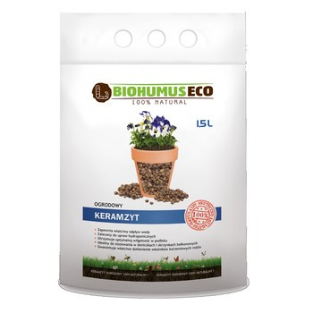 Keramzyt Ogrodowy - Glinka Drenażowa 1,5 L Biohumuseco