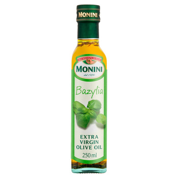 Monini Aromatyzowana oliwa z oliwek o smaku bazylii 250 ml