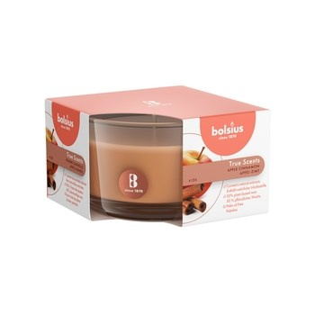 Świeca zapachowa w szkle True Scents 50/80 jabłko z cynamonem
