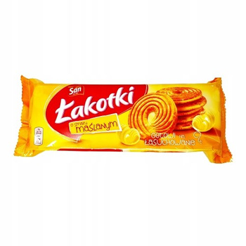 San Łakotki Herbatniki o smaku maślanym 168 g