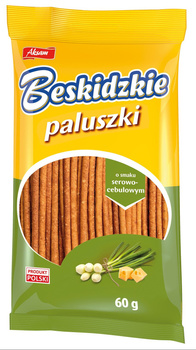 Beskidzkie Paluszki o smaku serowo-cebulowym 60g
