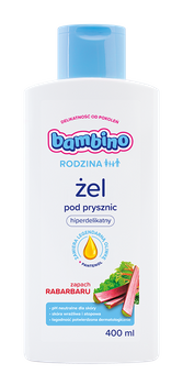 Bambino Rodzina Żel pod prysznic o zapachu rabarbaru 400 ml