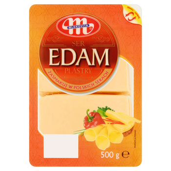 Mlekovita Ser Edam plastry 500 g