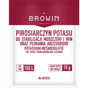 Pirosiarczyn potasu BROWIN