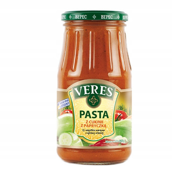 PASTA Z CUKINII Z PAPRYCZKĄ 500g VERES