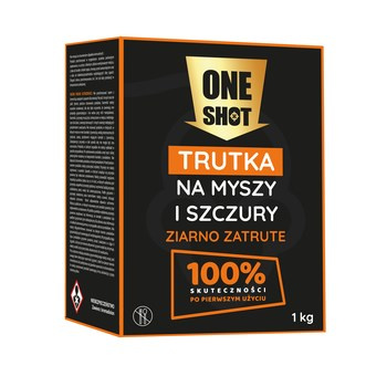 One Shot Trutka na myszy i szczury Ziarno zatrute 1 kg